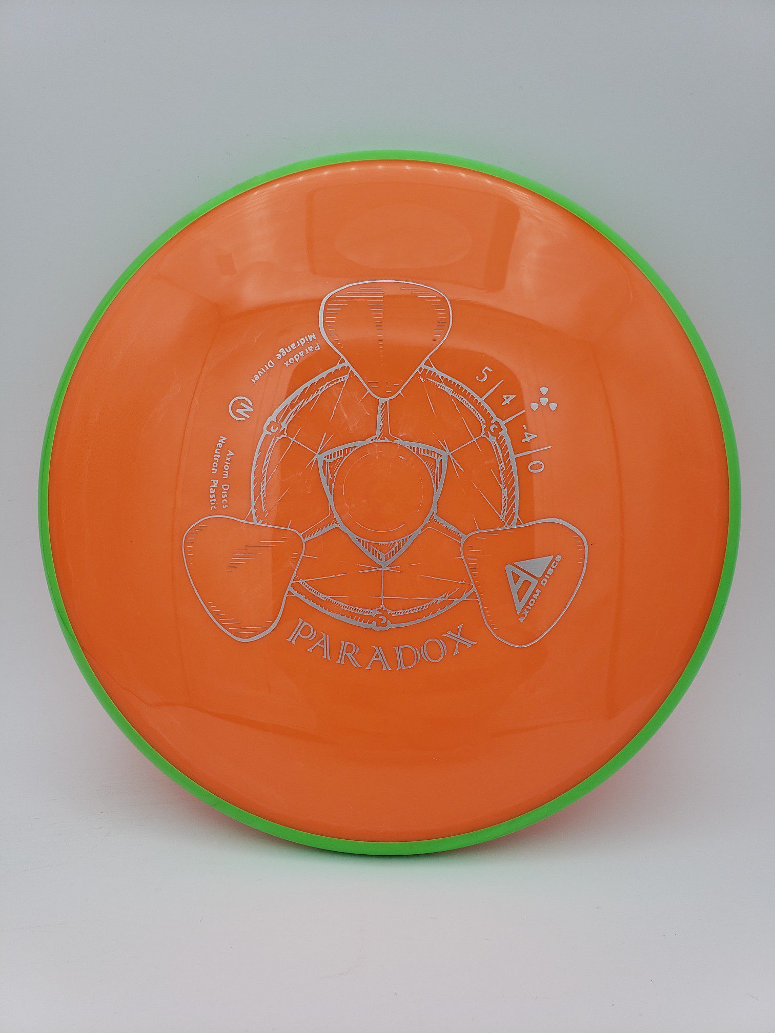 Axiom Neutron Paradox disc golf disc front view