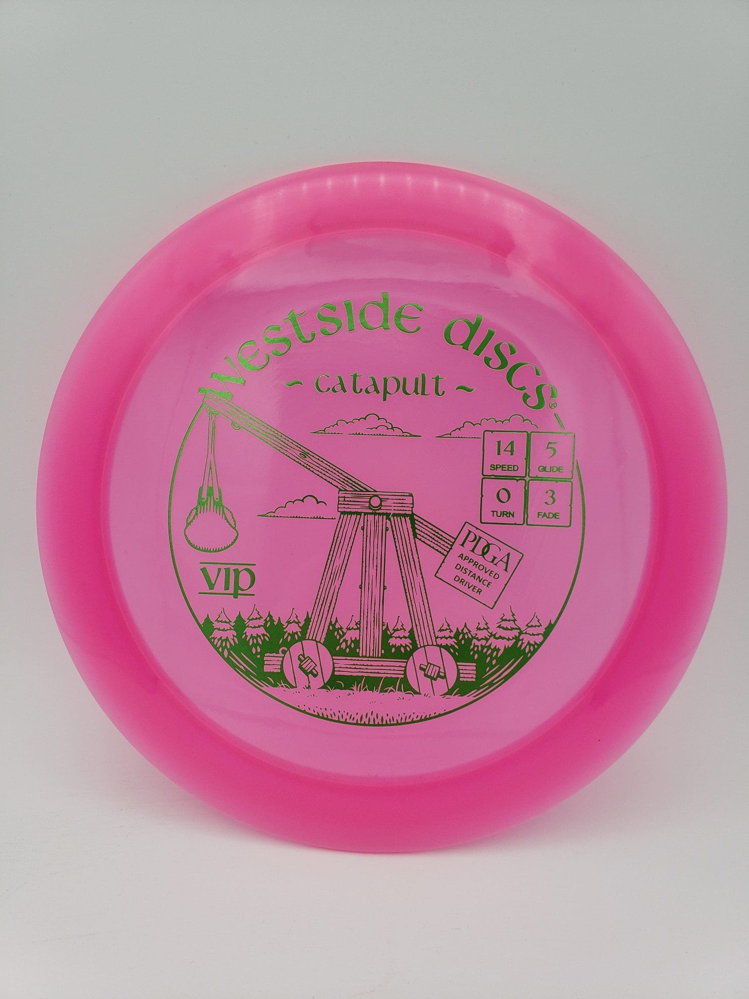 Westside Discs Catapult disc golf disc front view