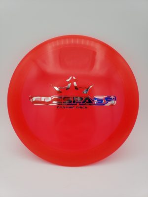 Dynamic Discs Lucid Trespass Flag Bar Stamp disc golf disc front view