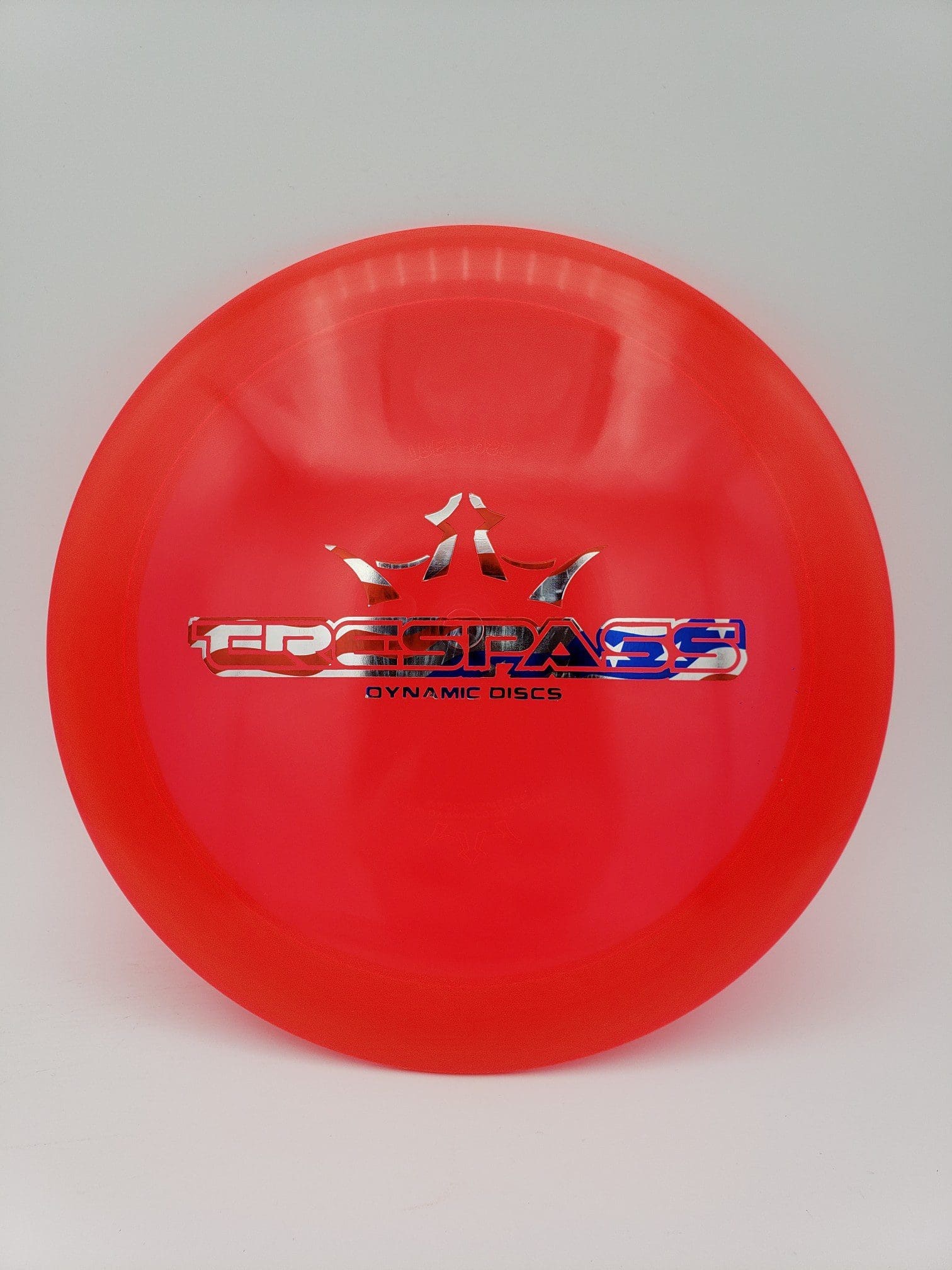 Dynamic Discs Lucid Trespass Flag Bar Stamp disc golf disc front view