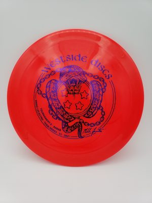 Westside Discs Tournament-X Adder Nikko Locastro 2021 Team Series V2 disc golf disc front view