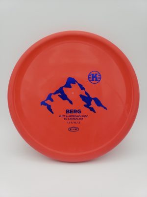 Kastaplast K3 Berg red disc golf disc front view
