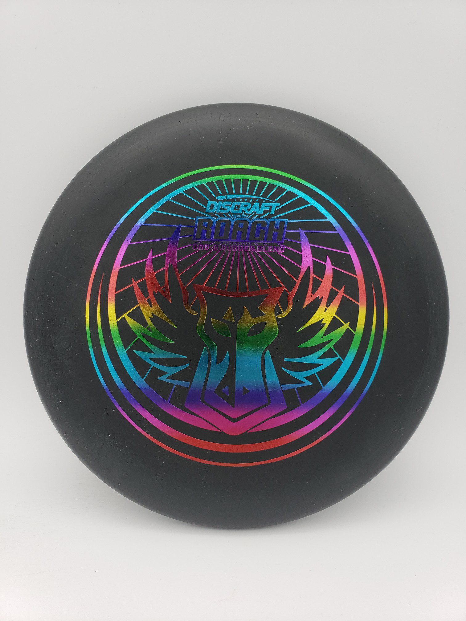 Discraft Bro-D rubber blend Roach disc golf disc front view