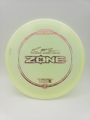 Discraft Z Zone Paul McBeth signature series disc golf disc front view