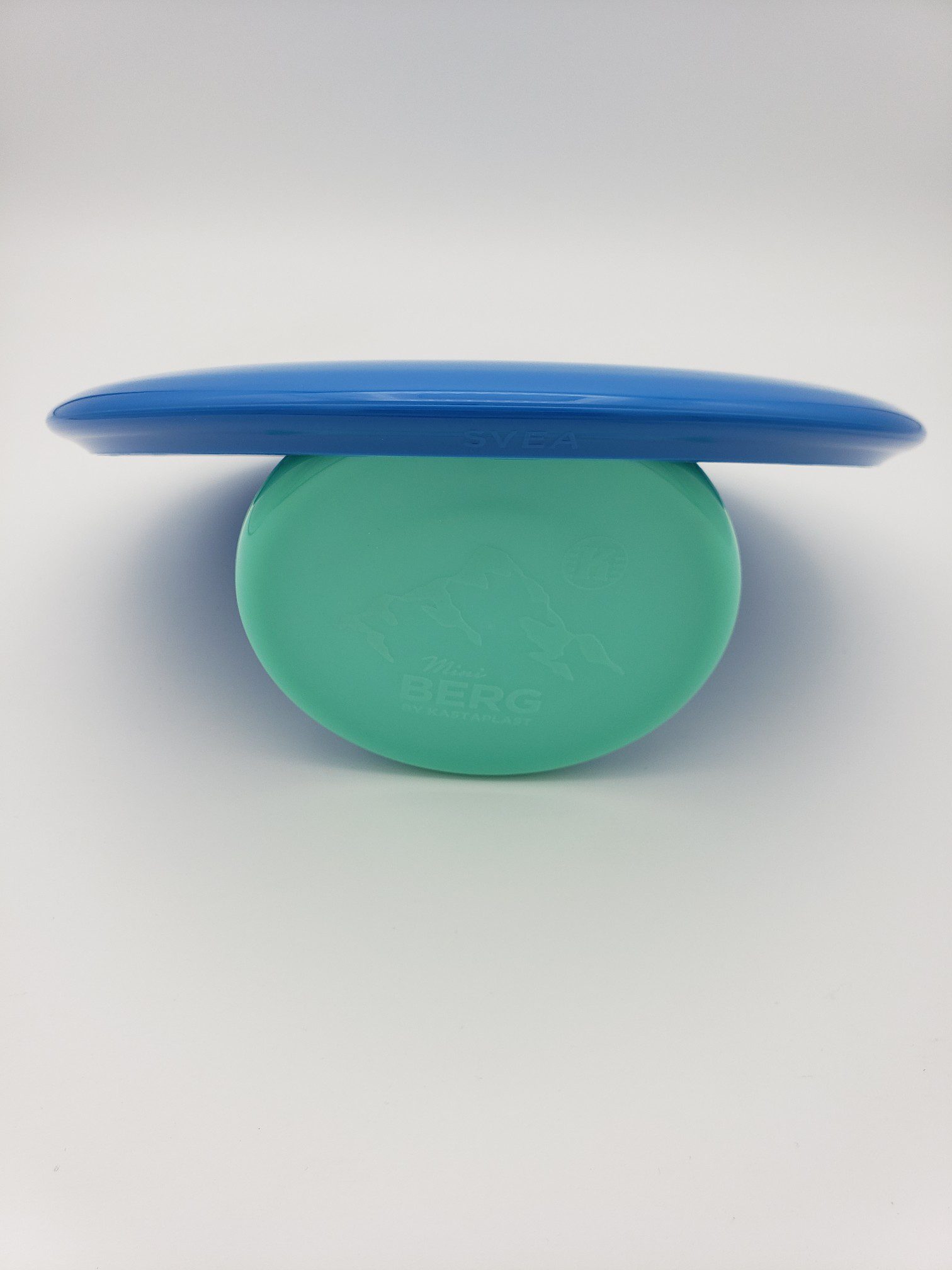 Kastaplast K1 Soft Svea blue disc golf disc back view