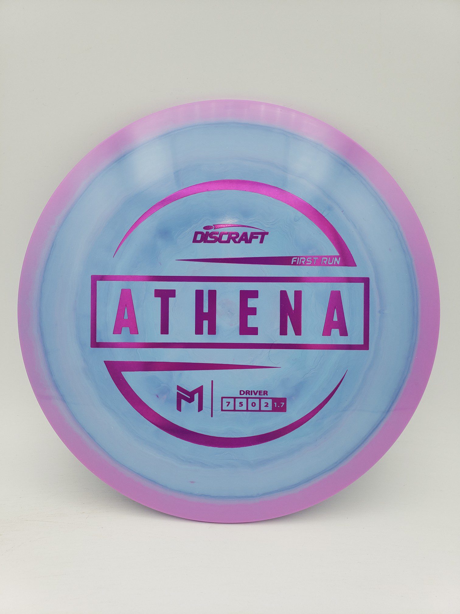 Discraft ESP Athena Paul McBeth signature series disc golf disc front view