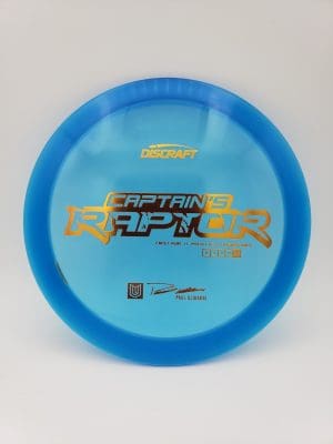 Discraft 2021 First Run Captain's Raptor batch 5 disc golf disc front view