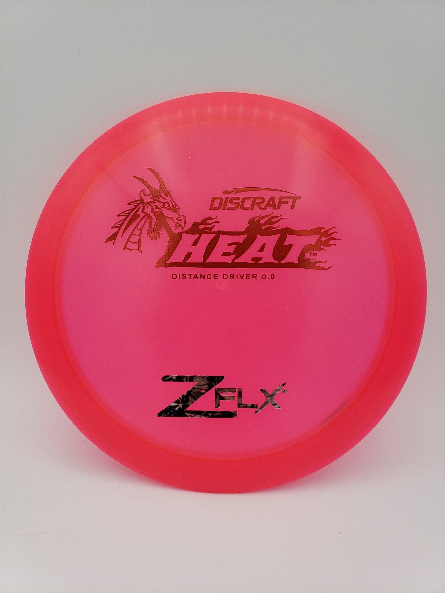 Discraft Z FLX Heat disc golf disc front view