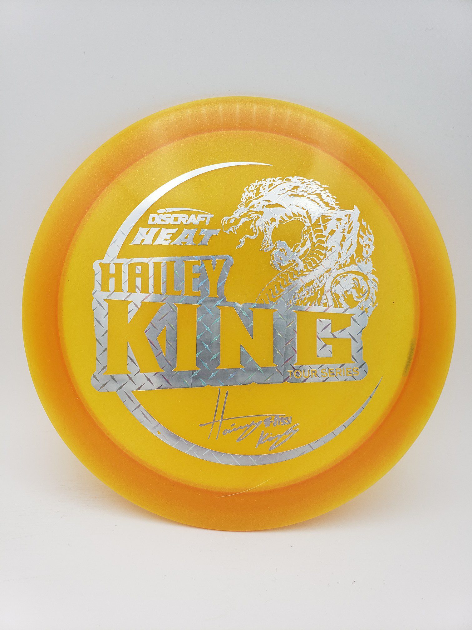 Discraft Hailey King tour series Heat disc golf disc front view