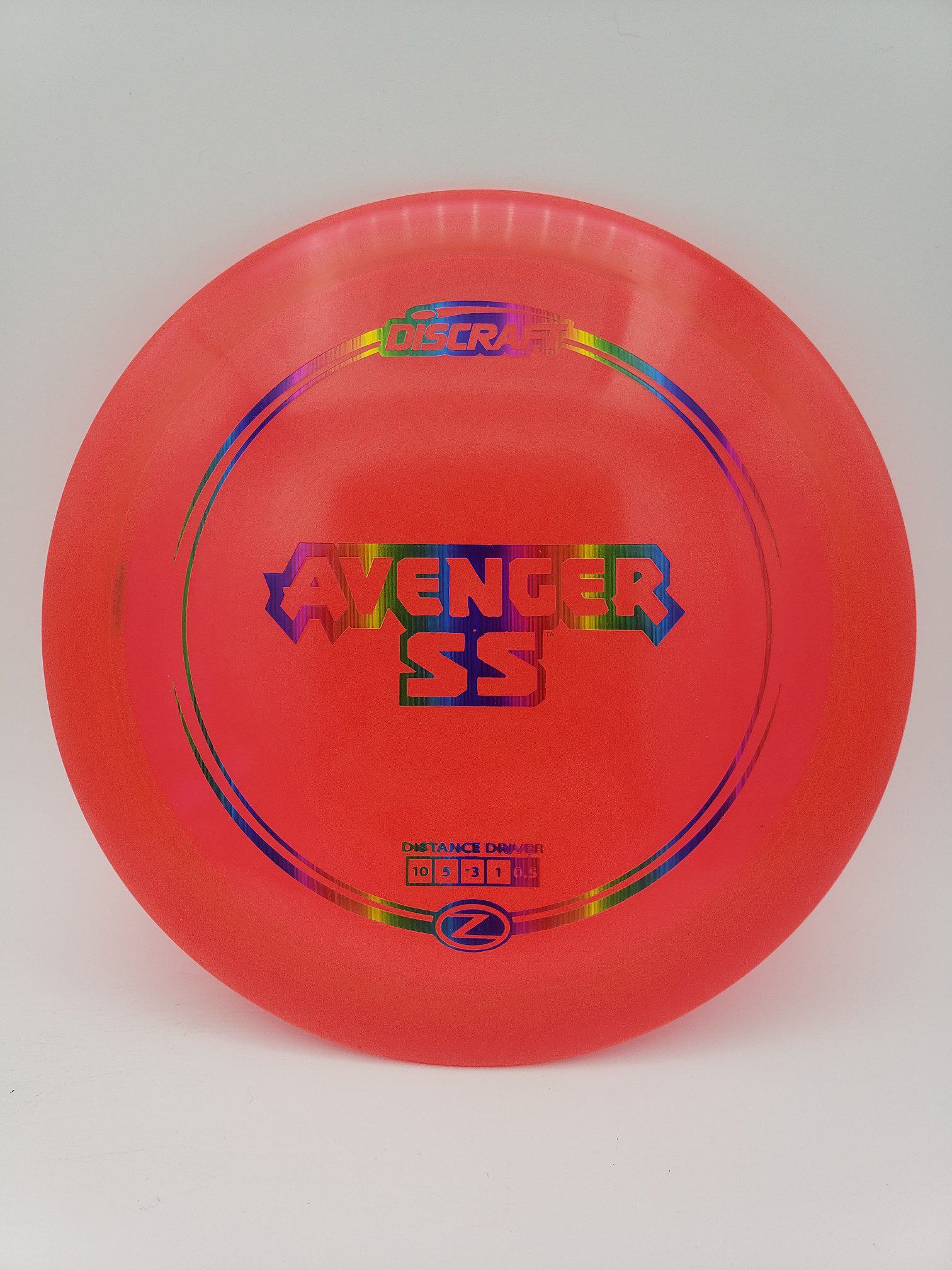 Discraft Z Avenger SS disc golf disc front view