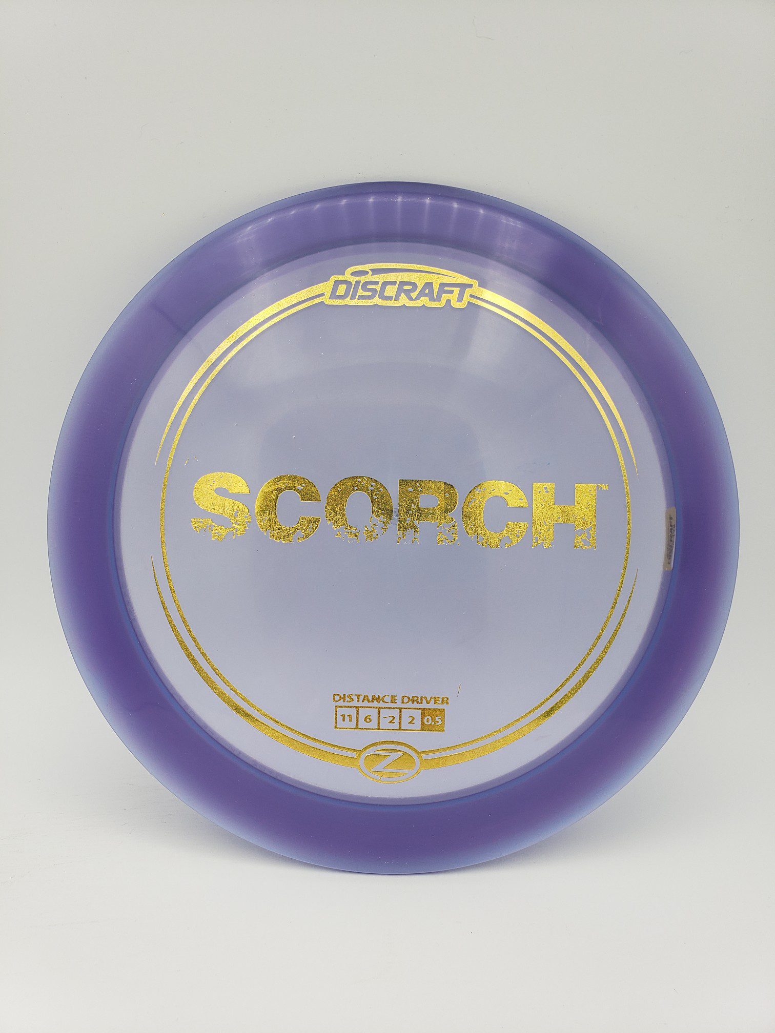 Discraft Z Scorch disc golf disc front view