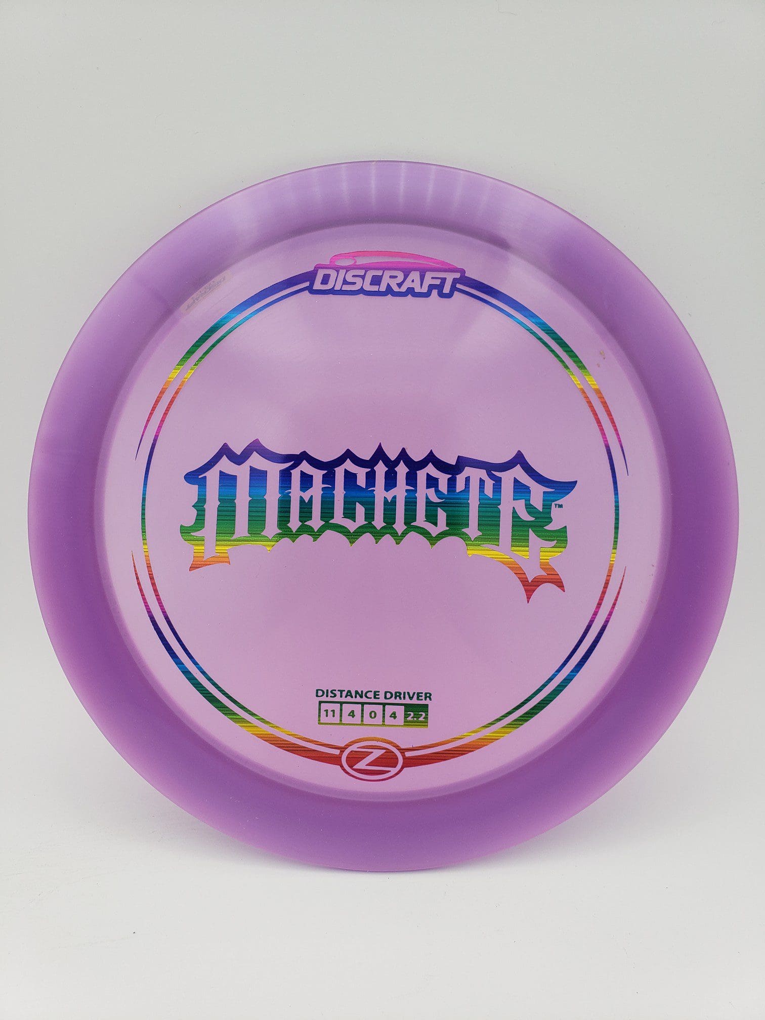 Discraft Z Machete disc golf disc front view