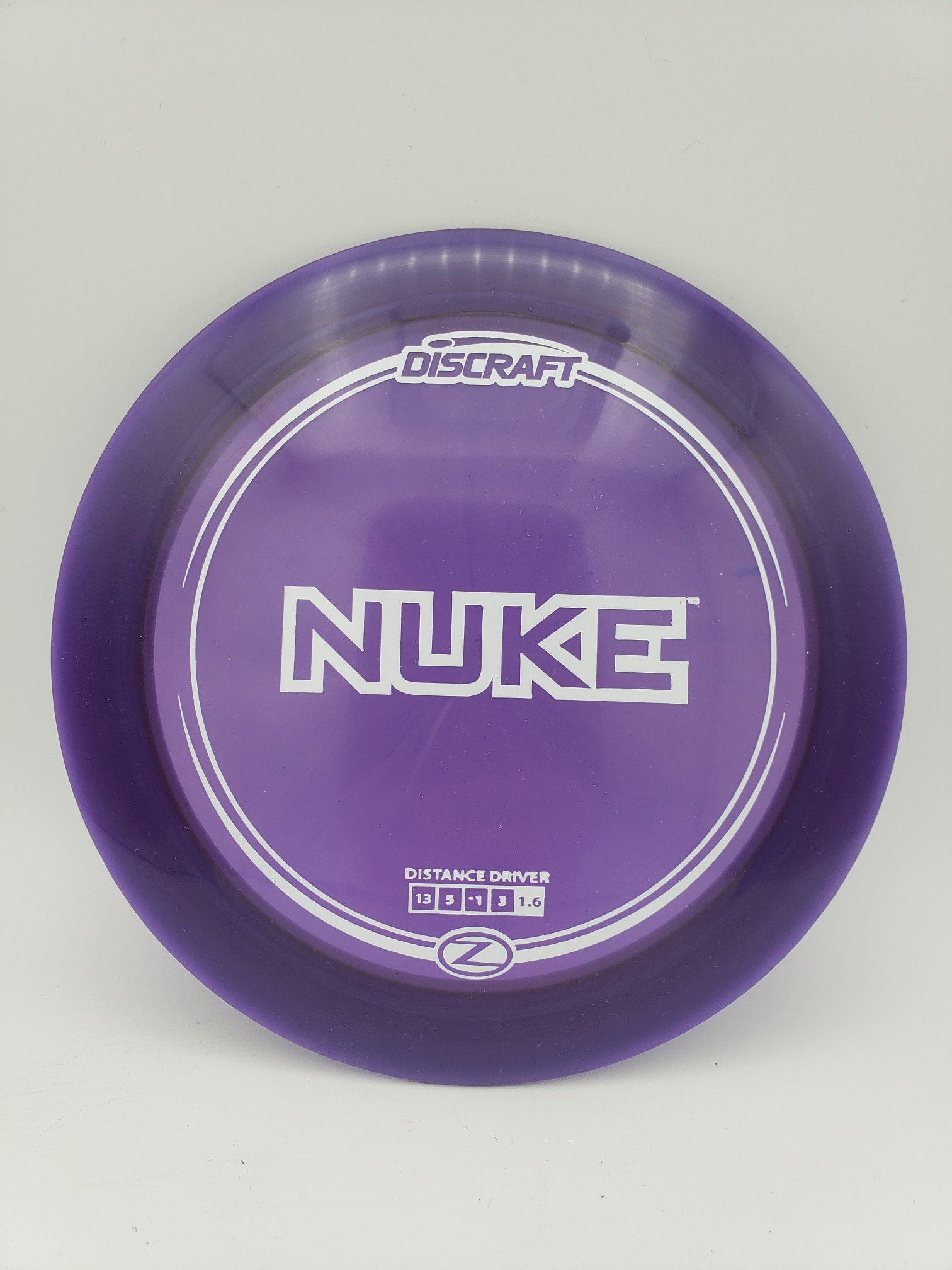 Discraft Z Nuke disc golf disc front view