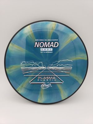 MVP Plasma Nomad 160 class disc golf disc front view
