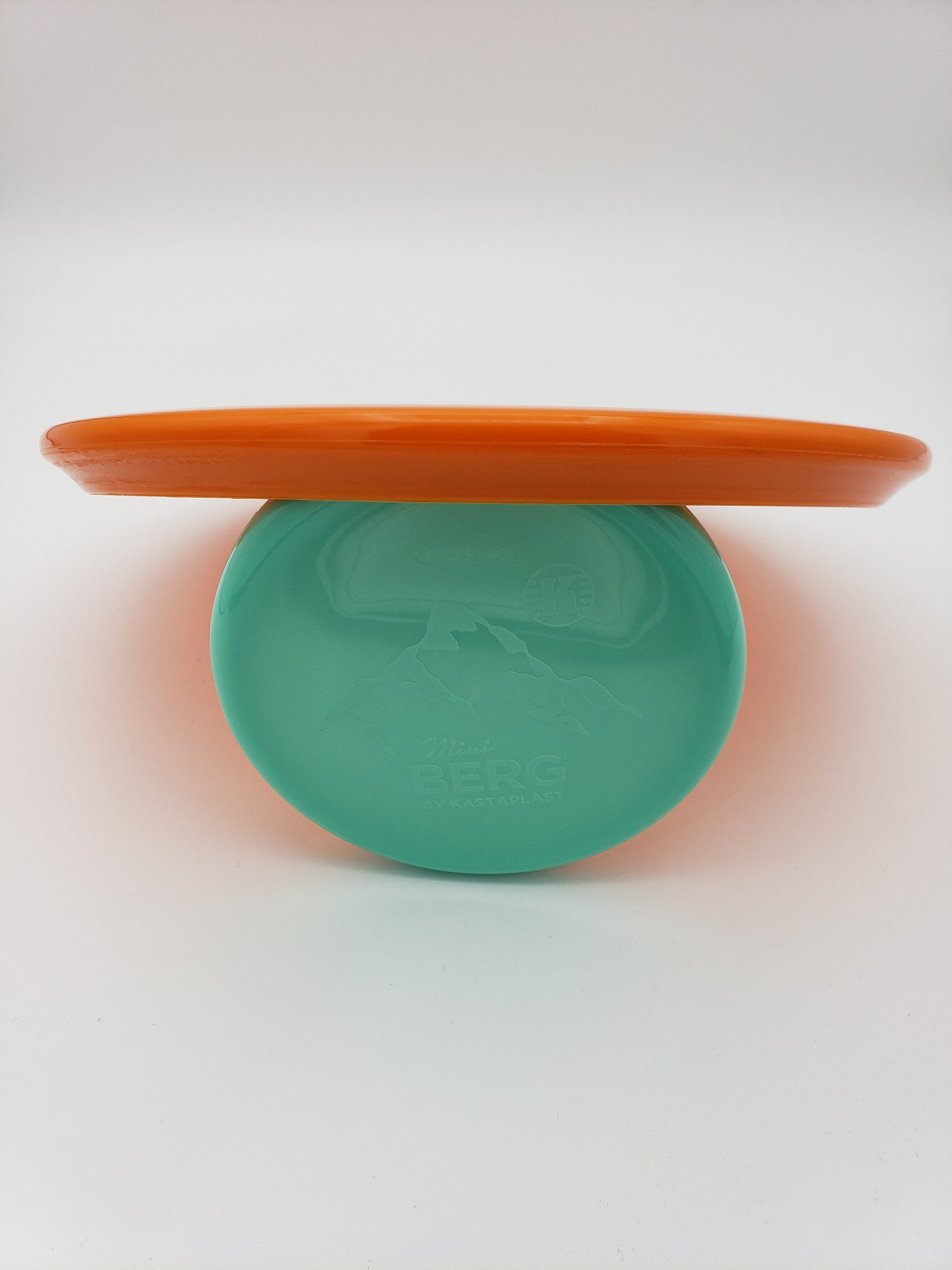 Kastaplast K1 Jrn orange disc golf disc back view