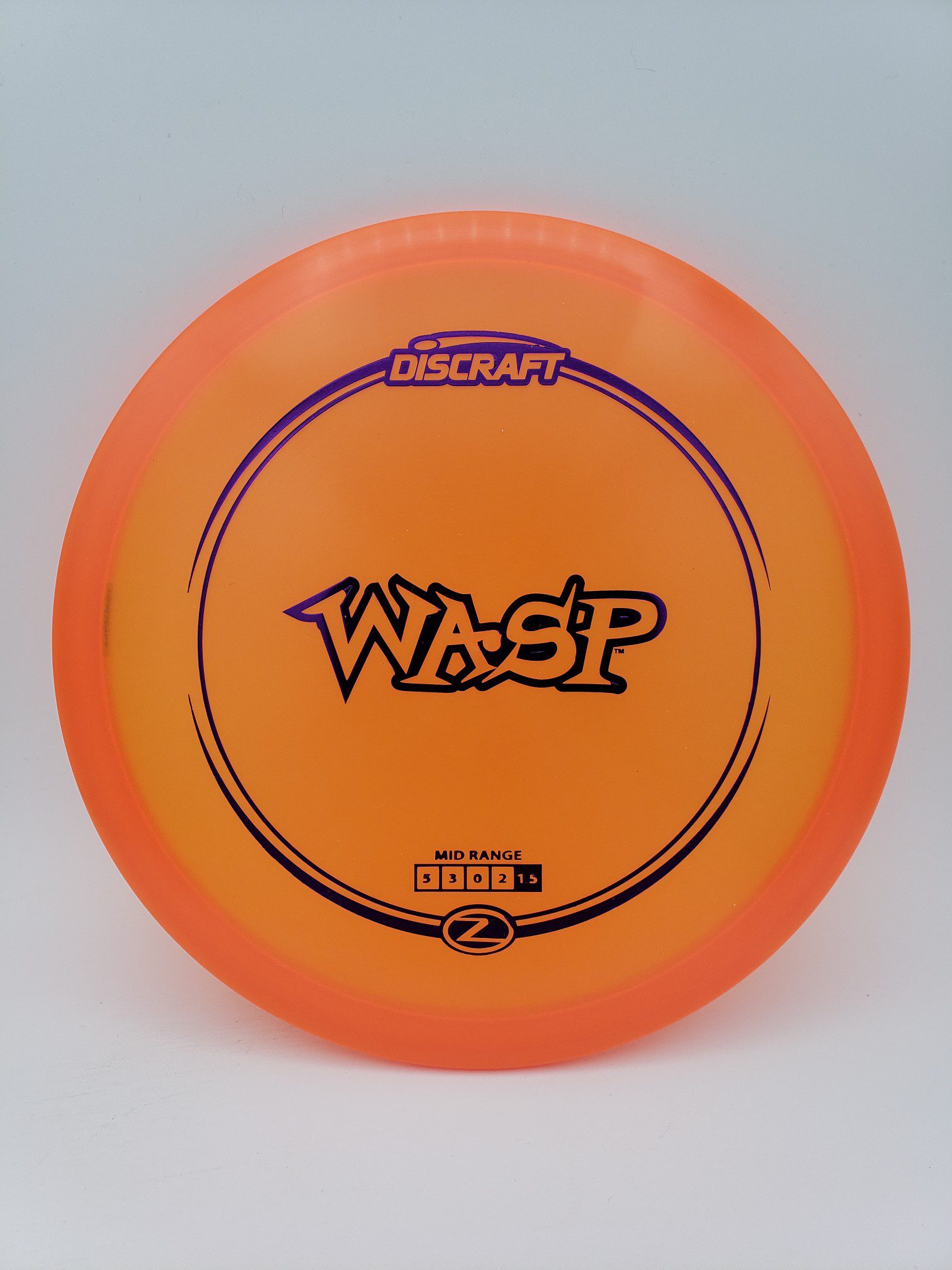Discraft Z Wasp disc golf disc front view