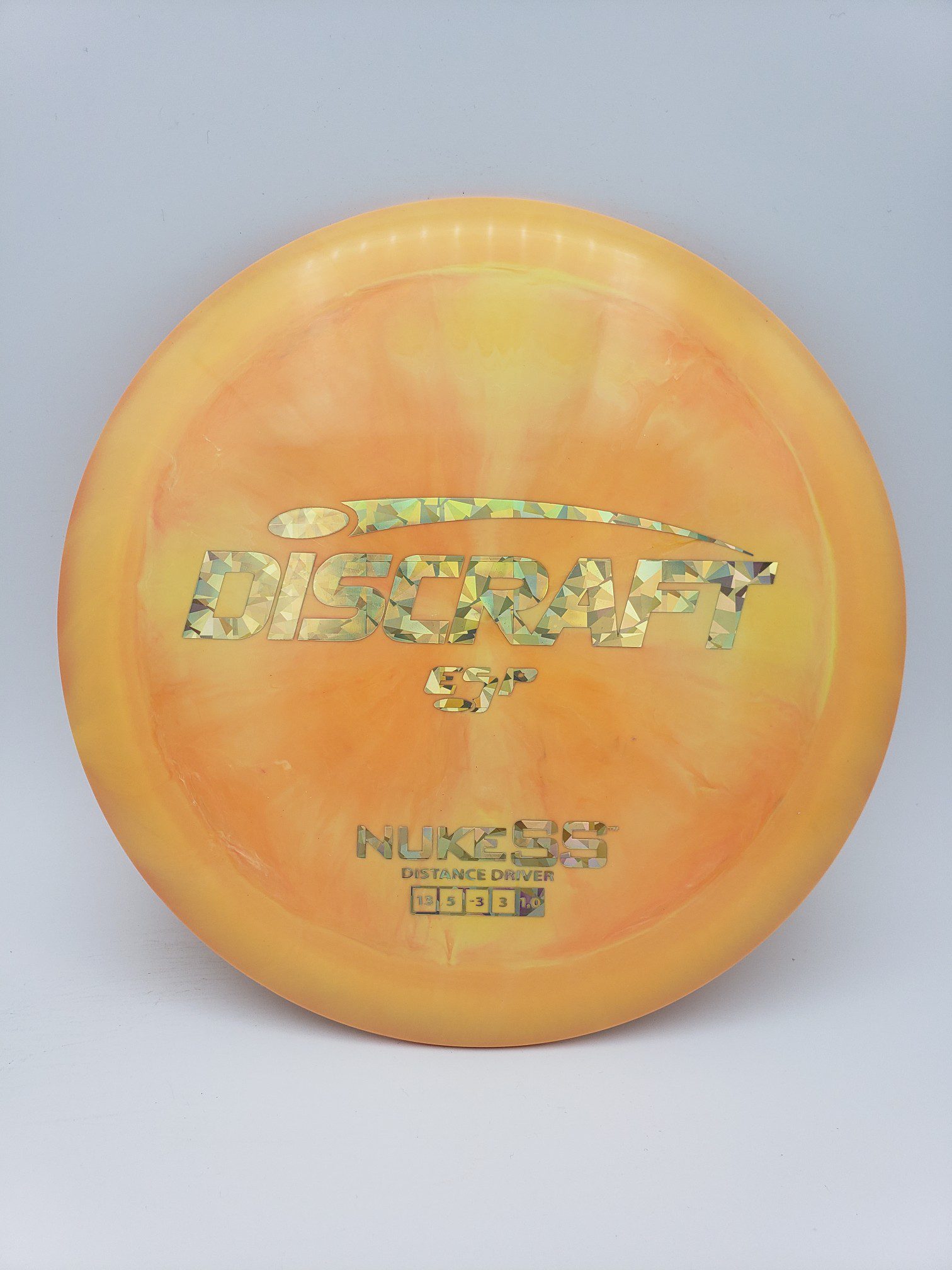 Discraft ESP Nuke SS disc golf disc front view