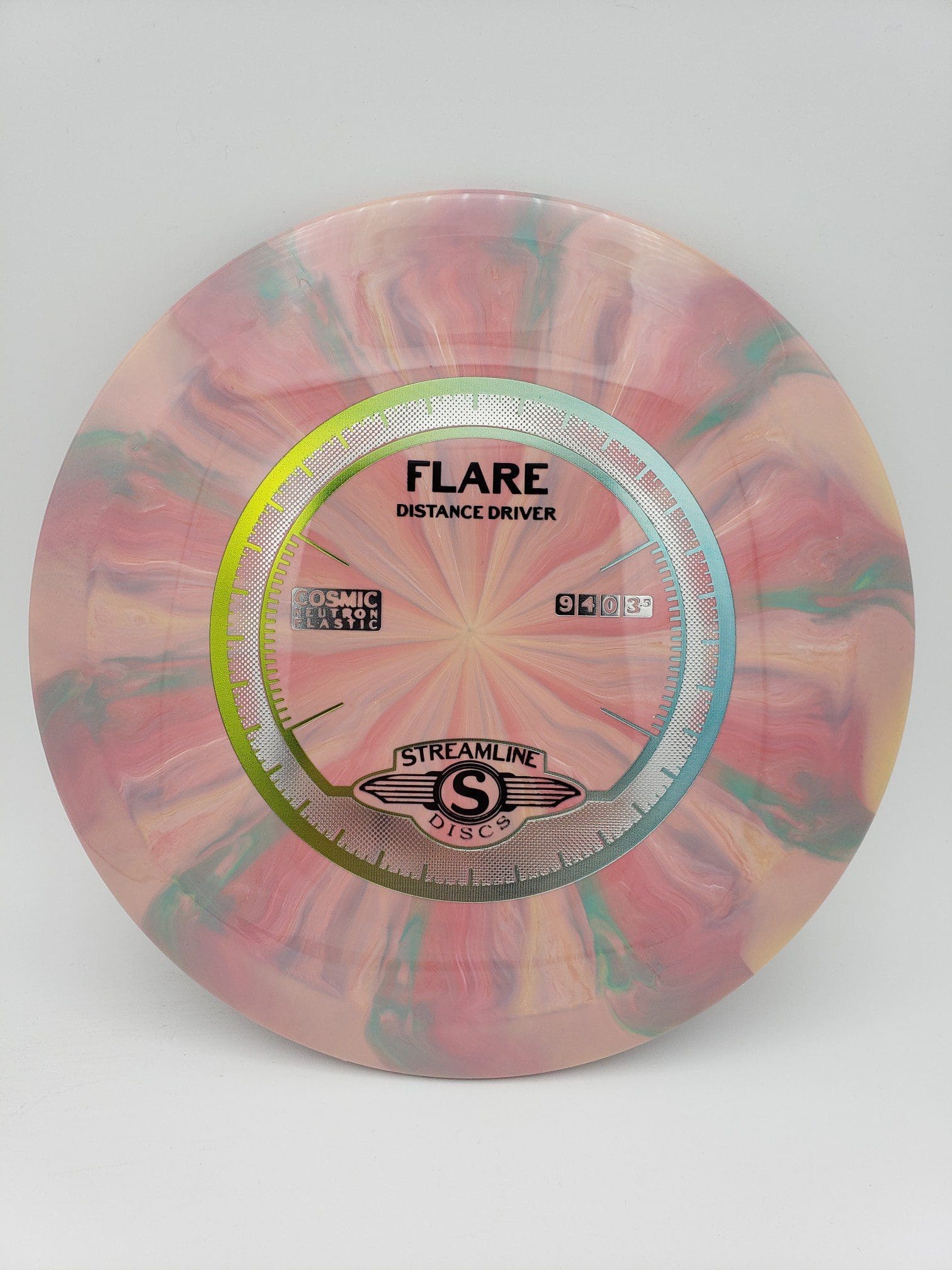 Streamline Cosmic Neutron Flare disc golf disc front view