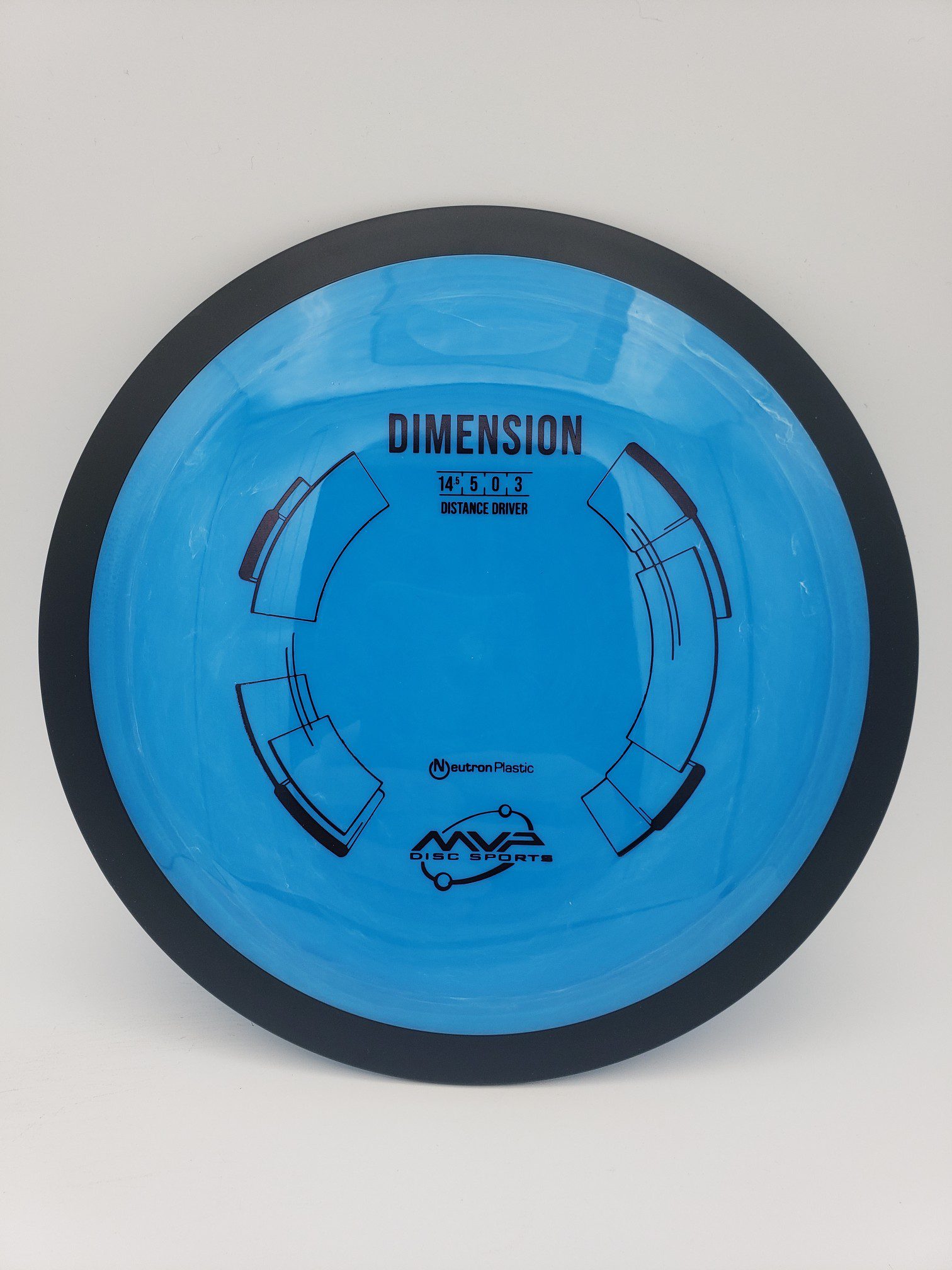 MVP Neutron Dimension disc golf disc front view