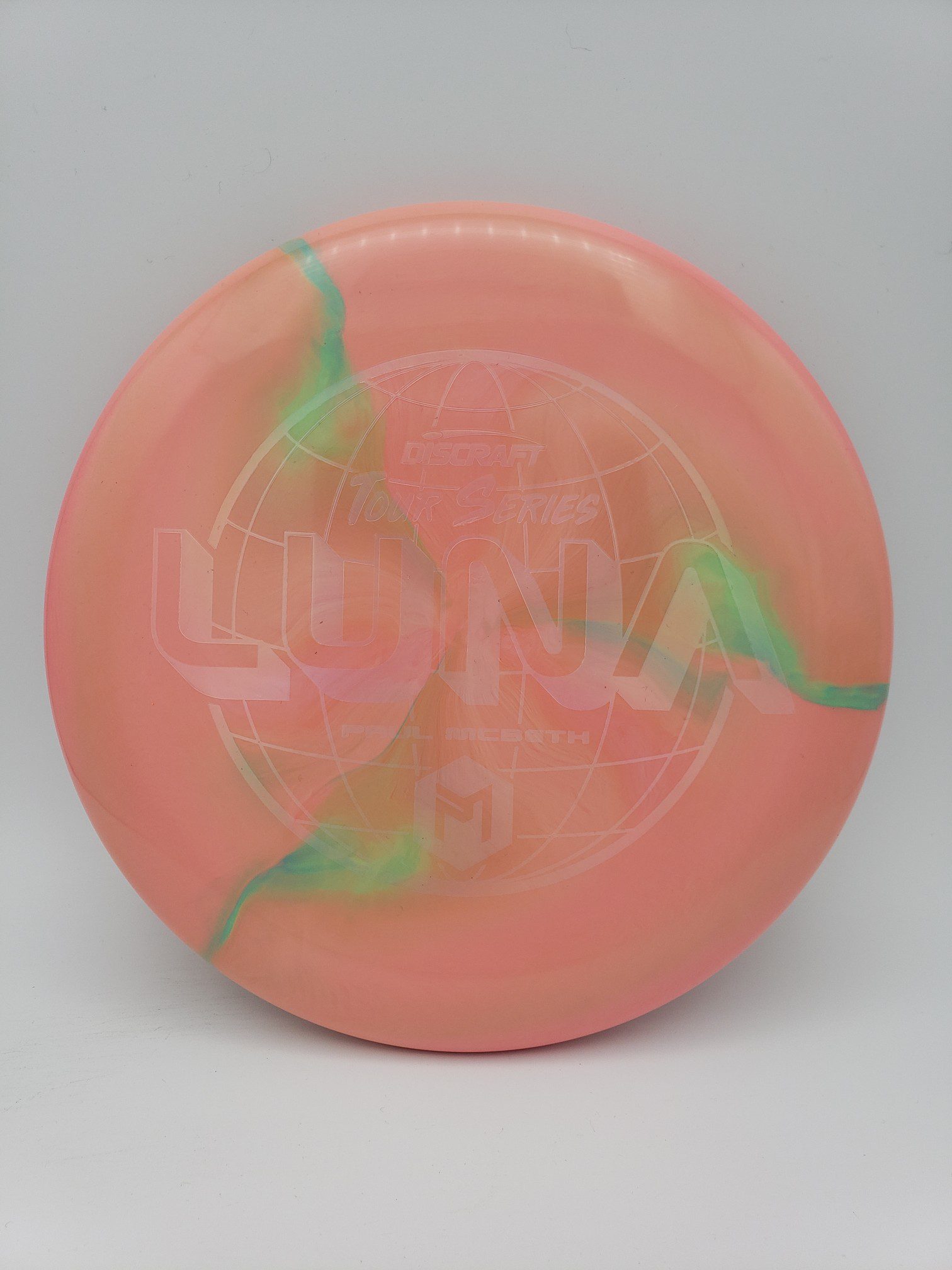 Discraft Paul McBeth 2022 tour series Luna disc golf disc front view
