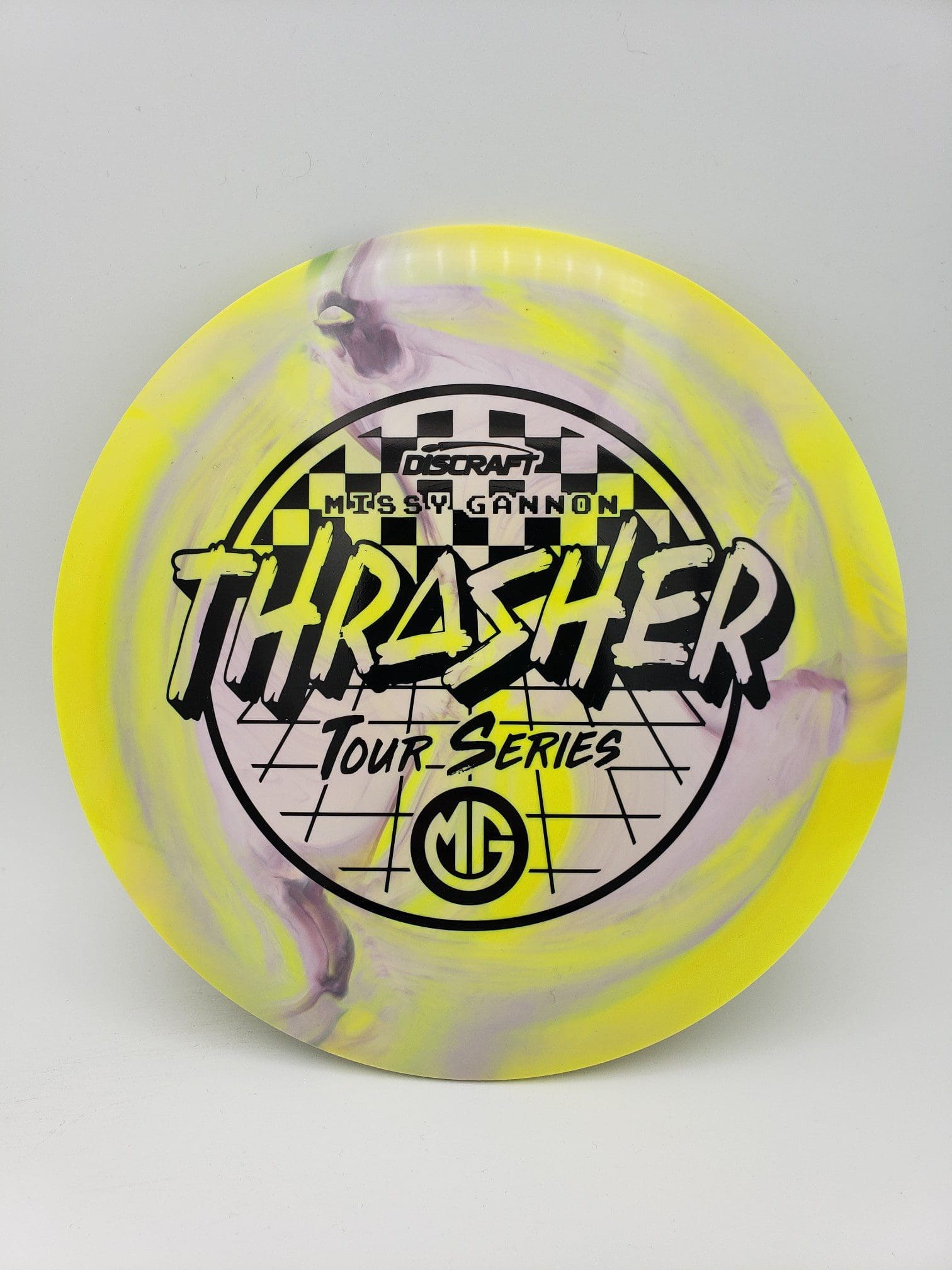 Discraft Missy Gannon 2022 tour series Thrasher disc golf disc front view