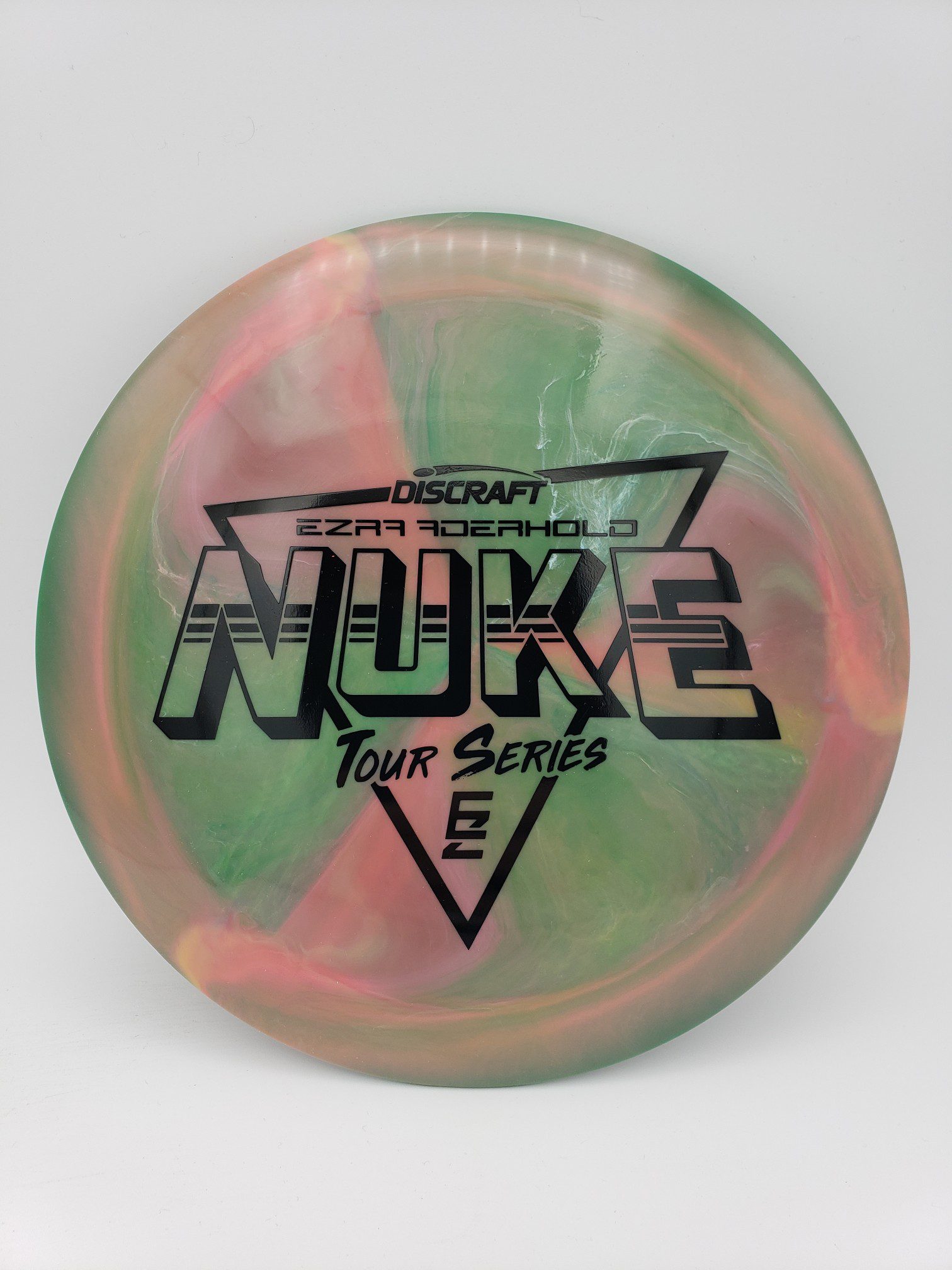 Discraft Ezra Aderhold 2022 tour series Nuke disc golf disc front view