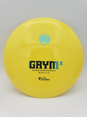 Kastaplast K1 Grym X buttermilk disc golf disc front view