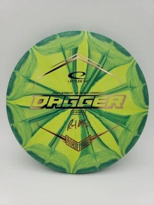 Latitude 64 Sockibomb Zero Hard Burst Dagger disc golf disc front view