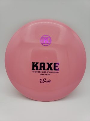 Kastaplast K1 Soft Kaxe bubblegum pink disc golf disc front view