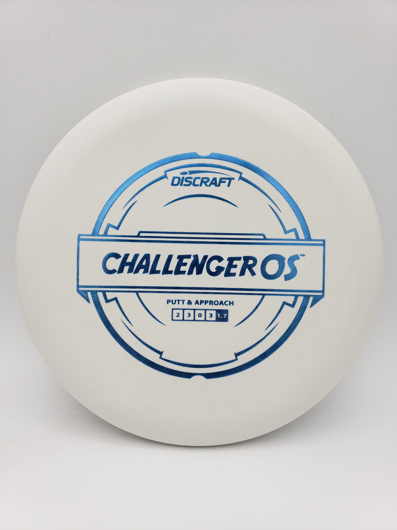 Discraft P-line Challenger OS disc golf disc front view