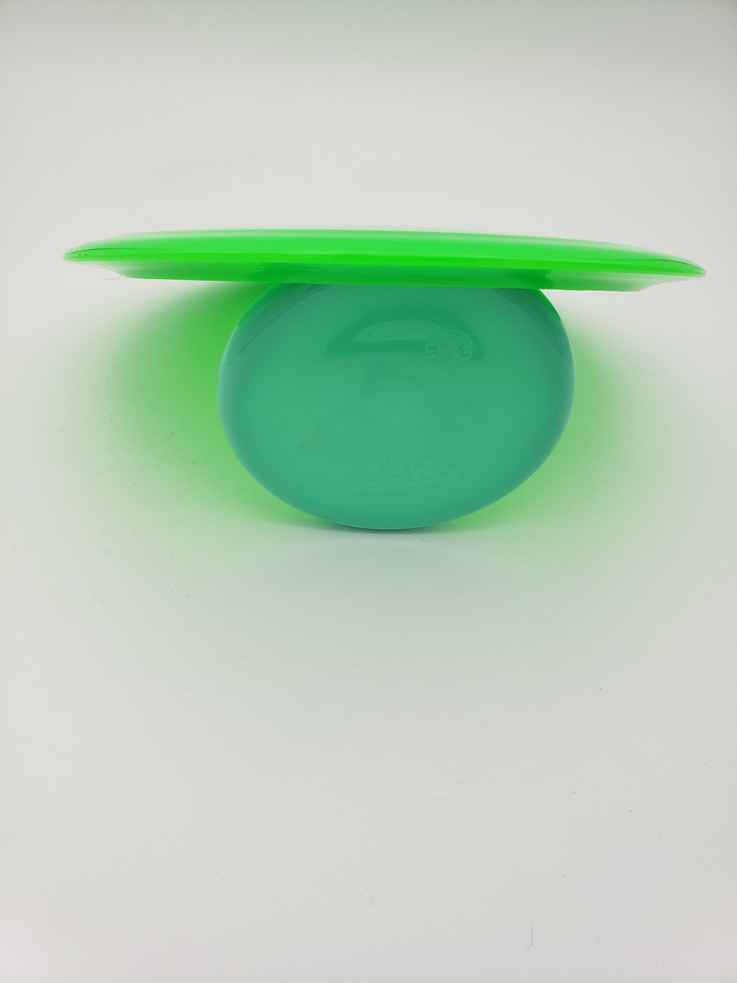 Kastaplast K1 Soft Grym X poison green disc golf disc back view