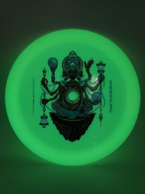 TSA Glow Synapse disc golf disc front view