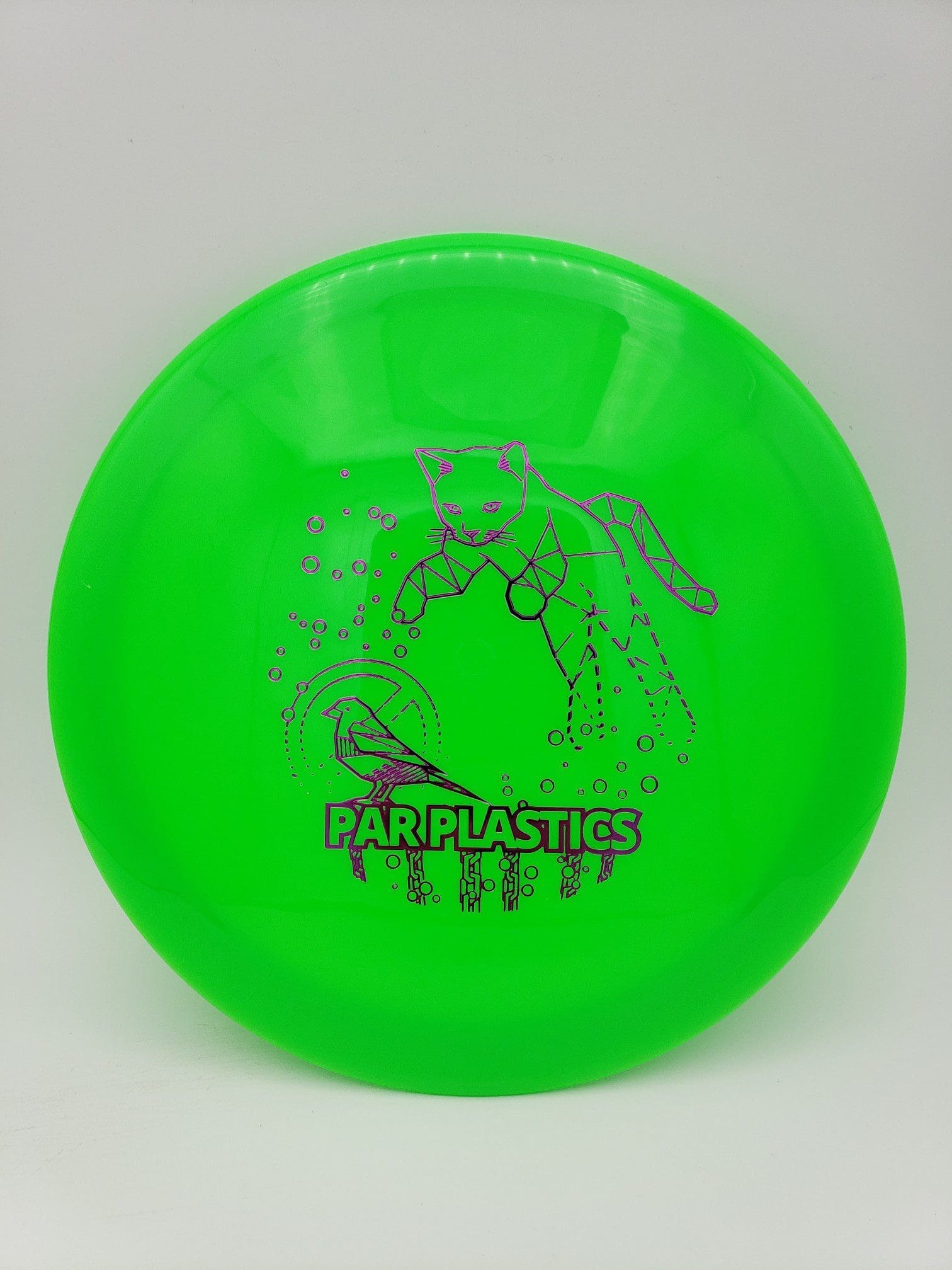 Kastaplast K1 Soft Grym X poison green Power Kitty 2022 disc golf disc front view
