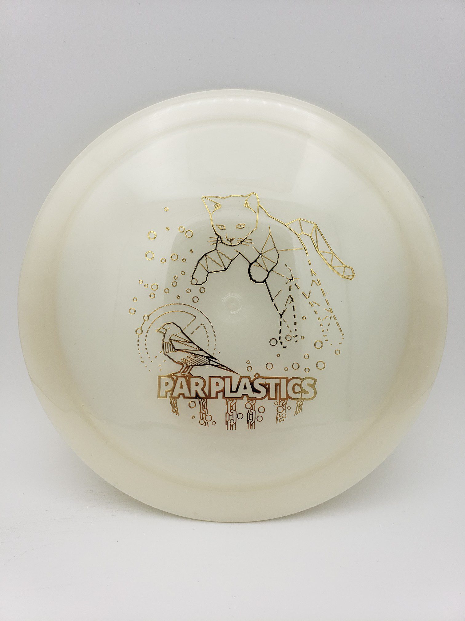 Kastaplast K1 Soft Grym X white Power Kitty 2022 disc golf disc front view