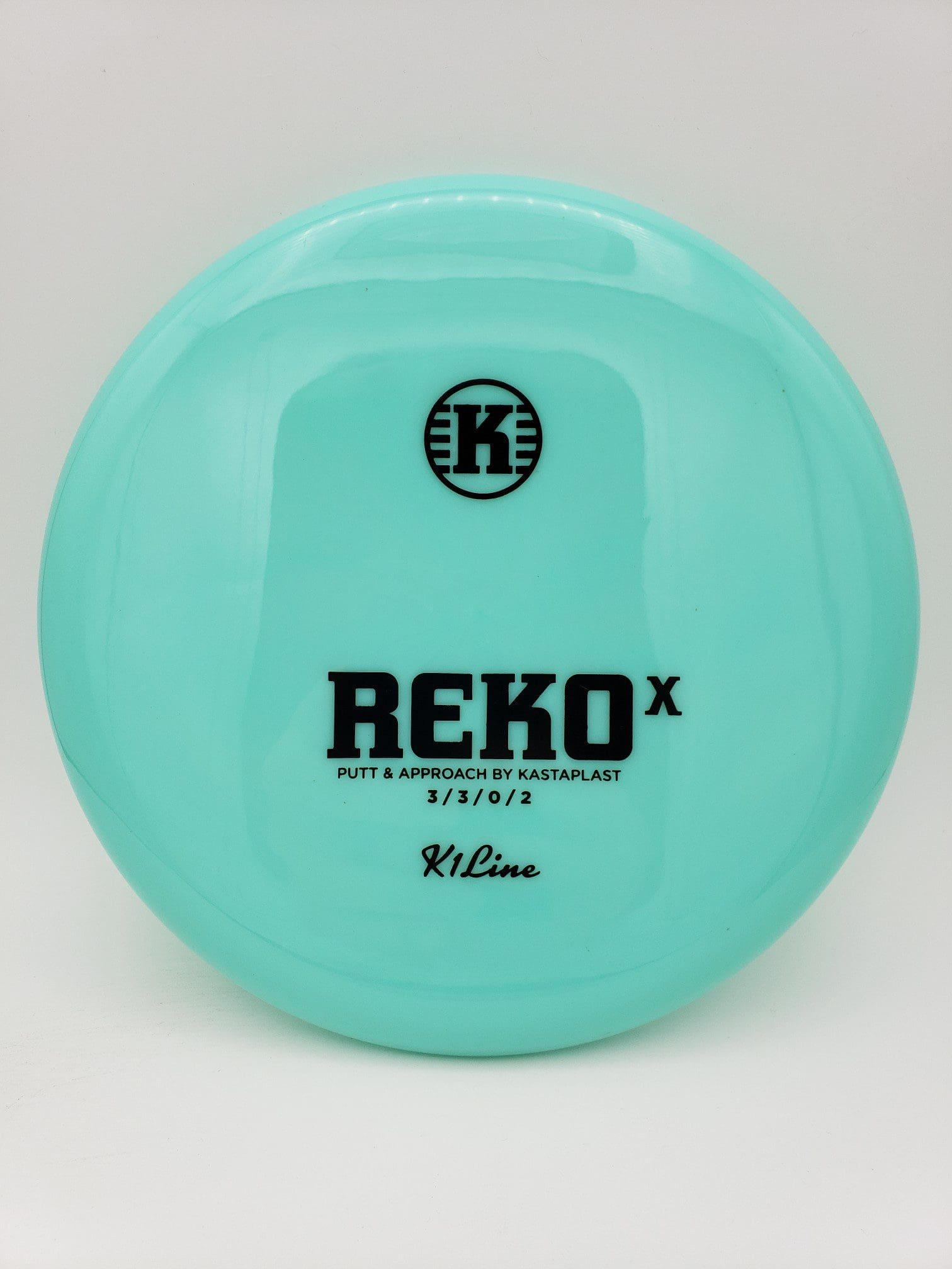 Kastaplast K1 Reko X mint FR disc golf disc front view