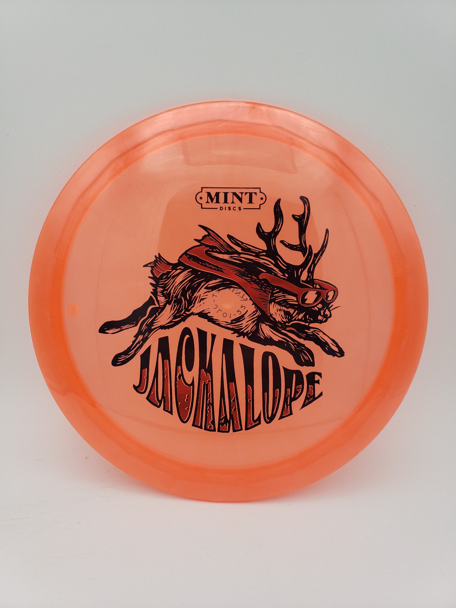 Mint Discs Eternal "Jumping Jax" Jackalope first run disc golf disc front view