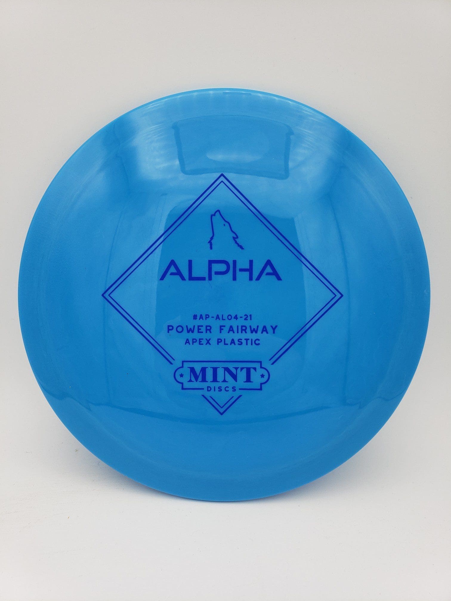 Mint Discs Apex Alpha 4th run 173-175 disc golf disc front view