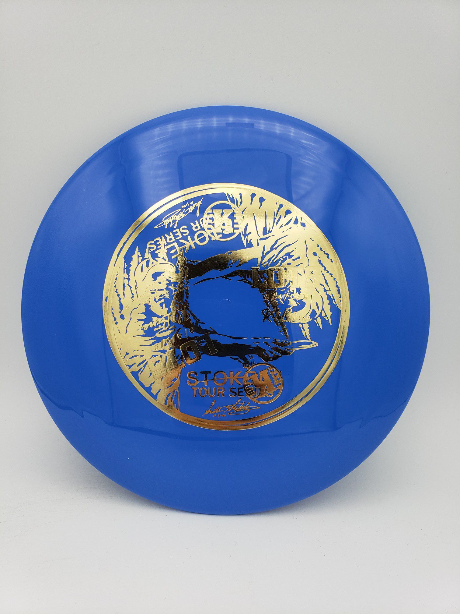 Kastaplast K1 Lots Scott Stokely double stamp disc golf disc front view