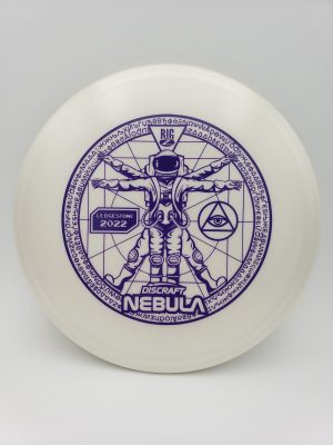 Discraft Ledgestone 2022 LE Big Z Nebula disc golf disc front view