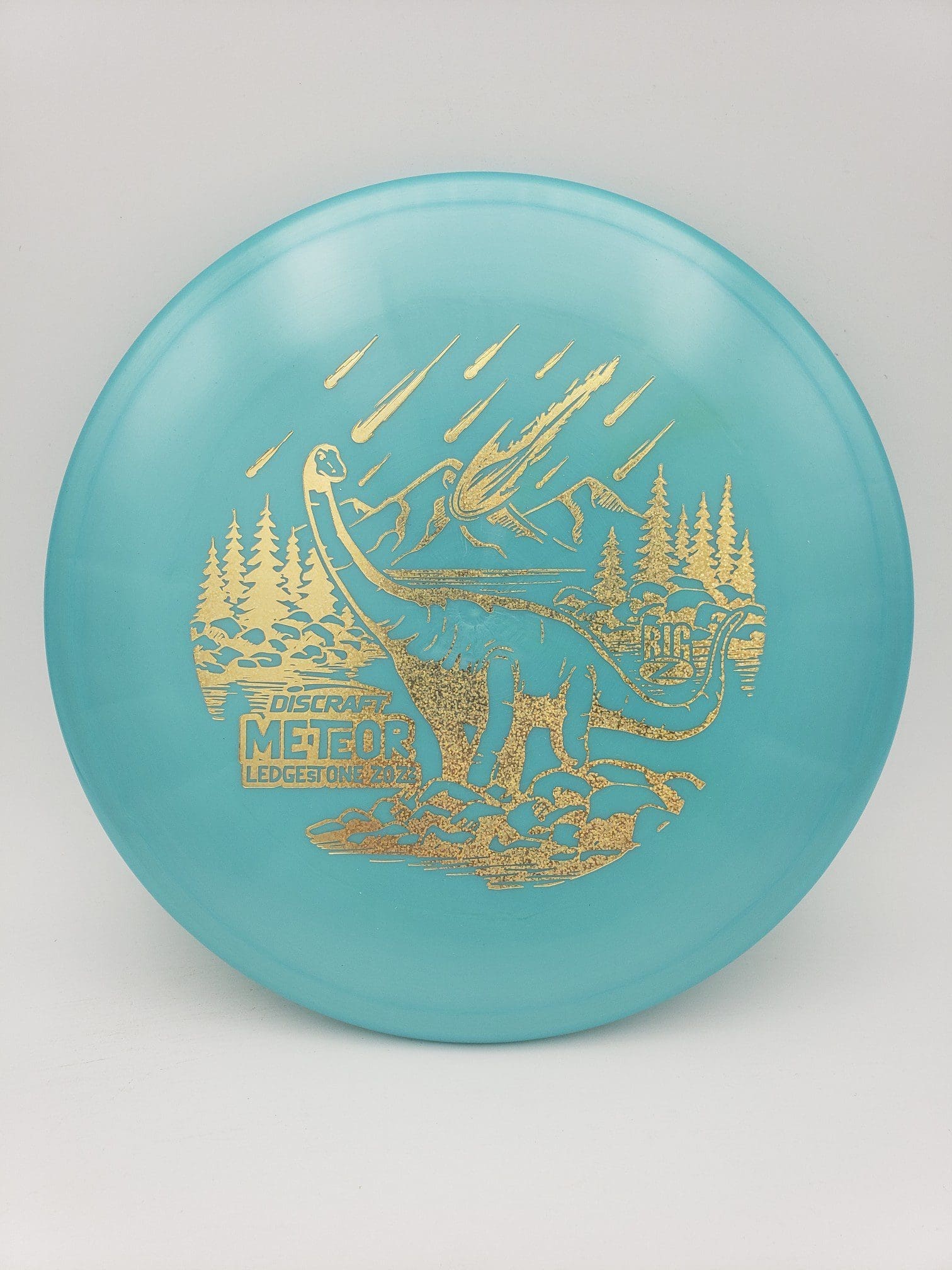 Discraft Ledgestone 2022 LE Big Z Meteor disc golf disc front view