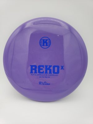 Kastaplast K1 Reko X purple disc golf disc front view
