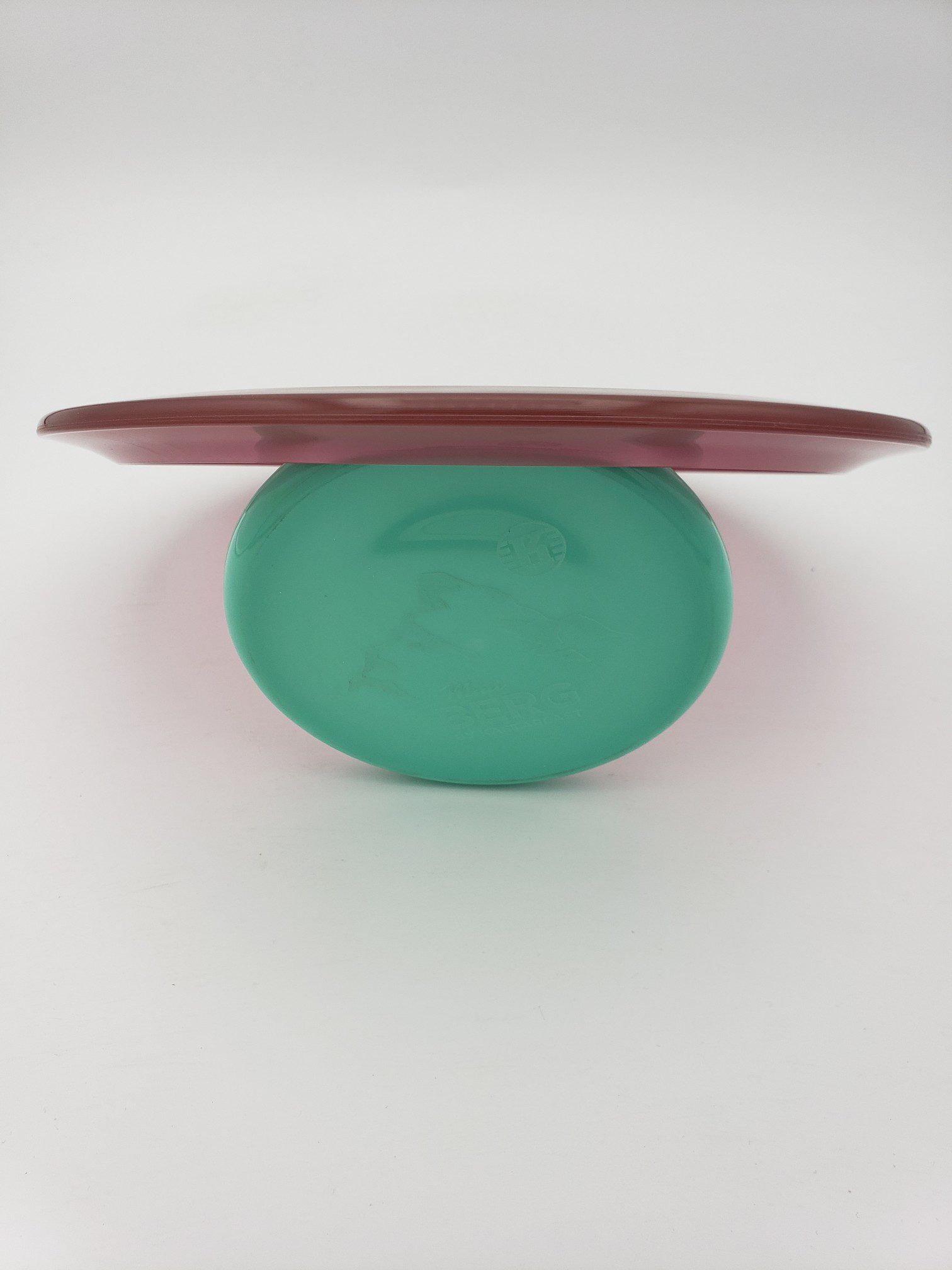 Discraft Z Glo Raptor in space stamp by Infinite Discs disc golf disc side view