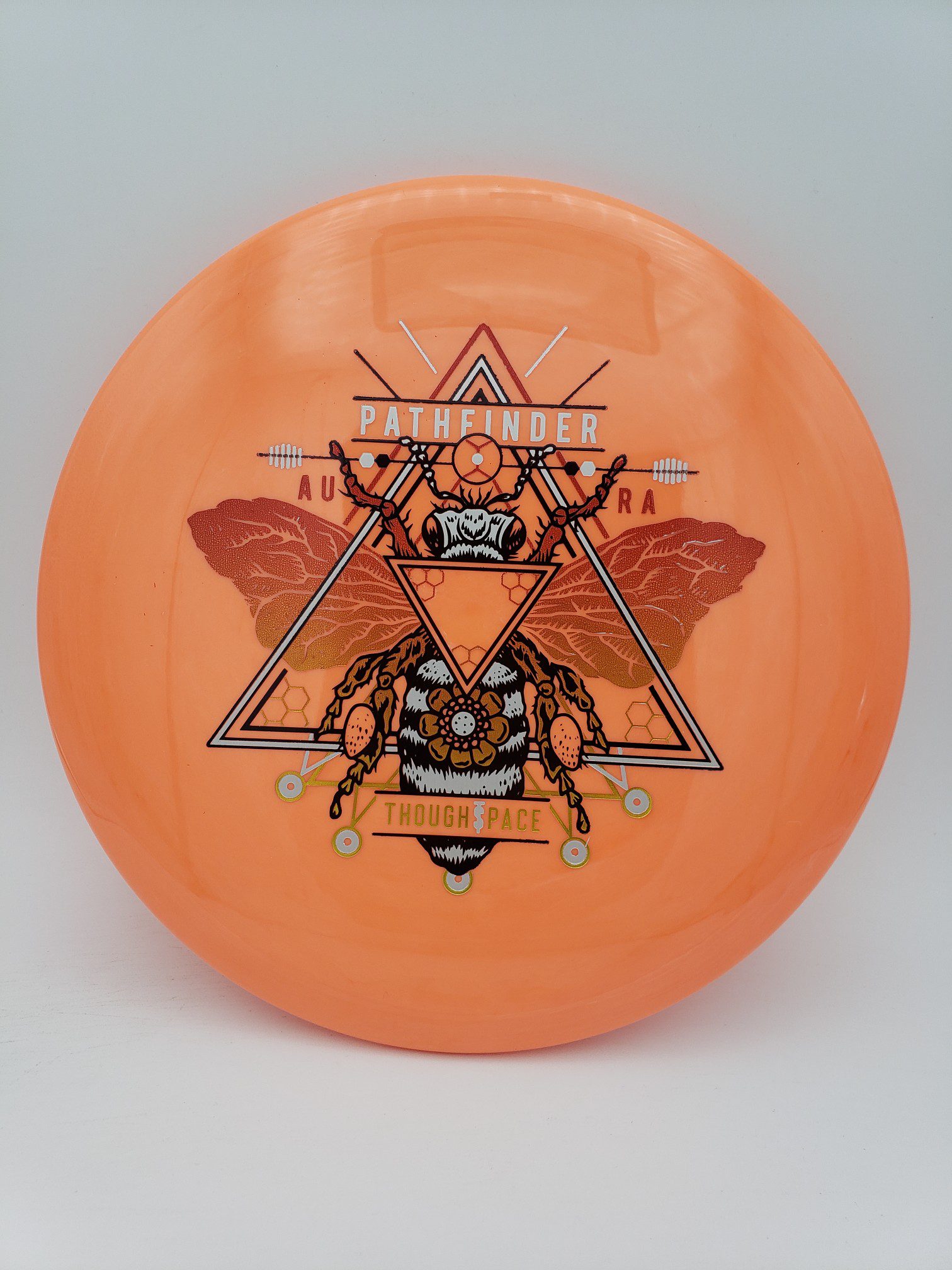 TSA Aura Pathfinder 2nd run disc golf disc front view