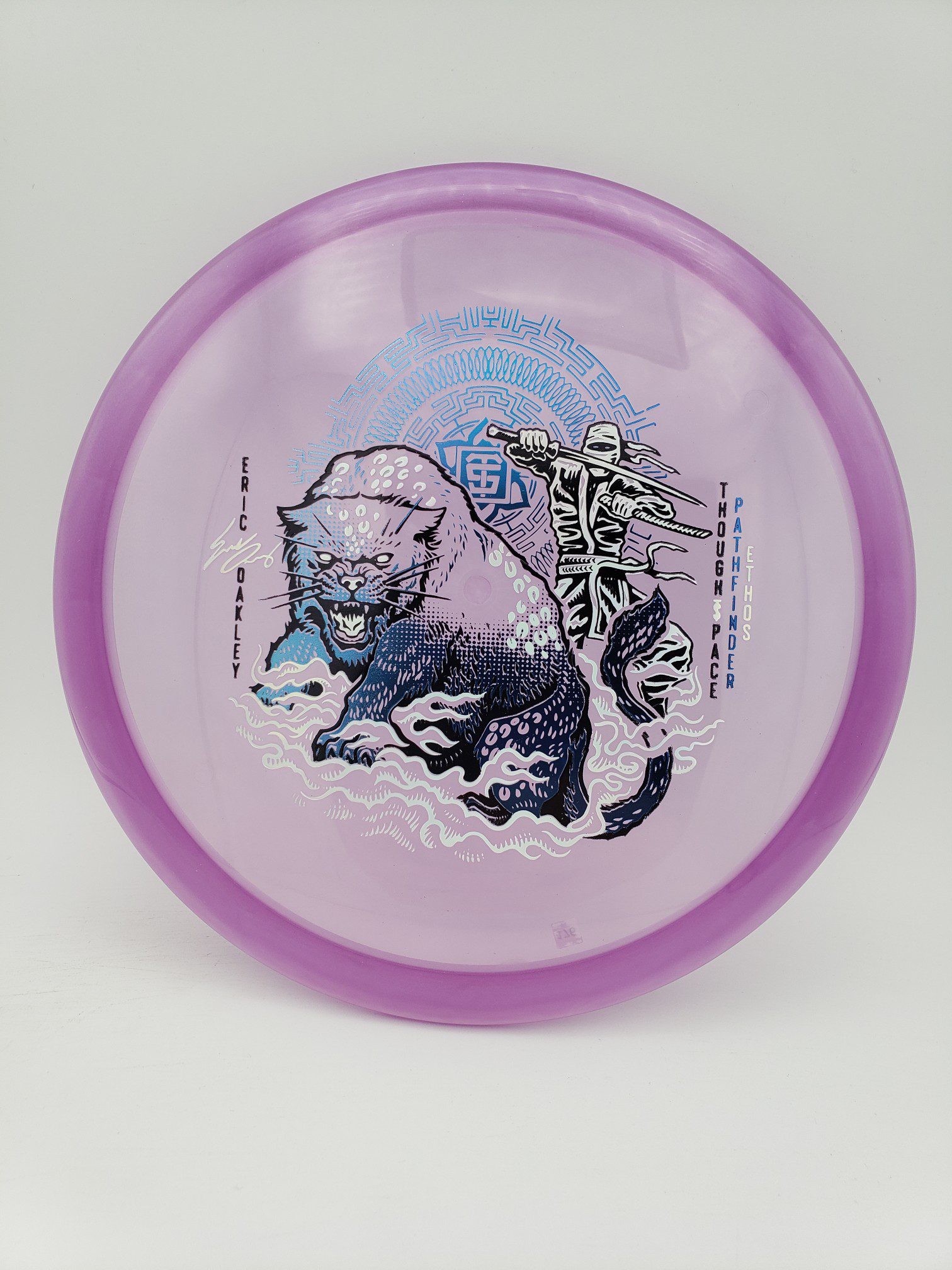 TSA Eric Oakley signature Ethos Pathfinder disc golf disc front view