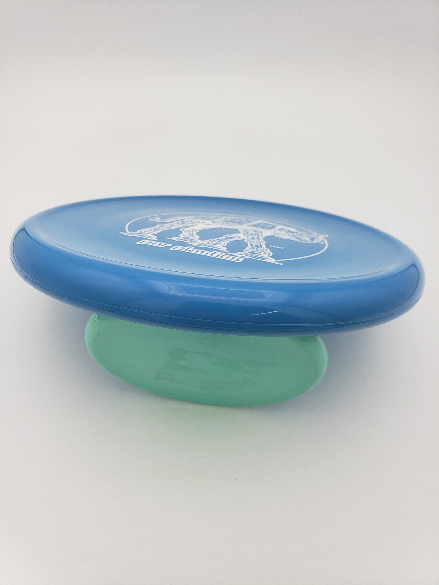 Kastaplast K1 Berg AT-AT Cat 2022 blue disc golf disc back view