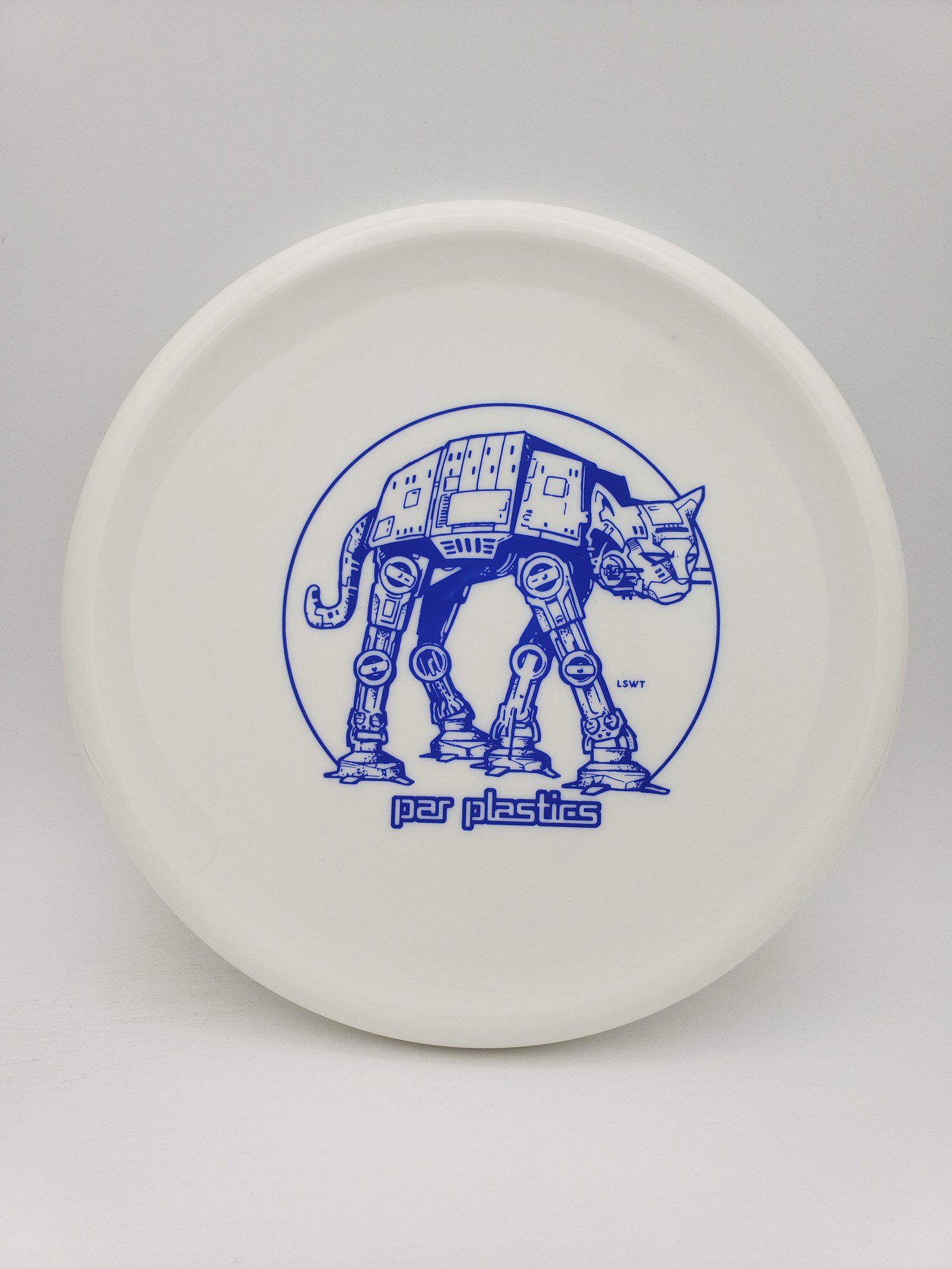 Kastaplast K1 Berg AT-AT Cat 2022 white disc golf disc front view