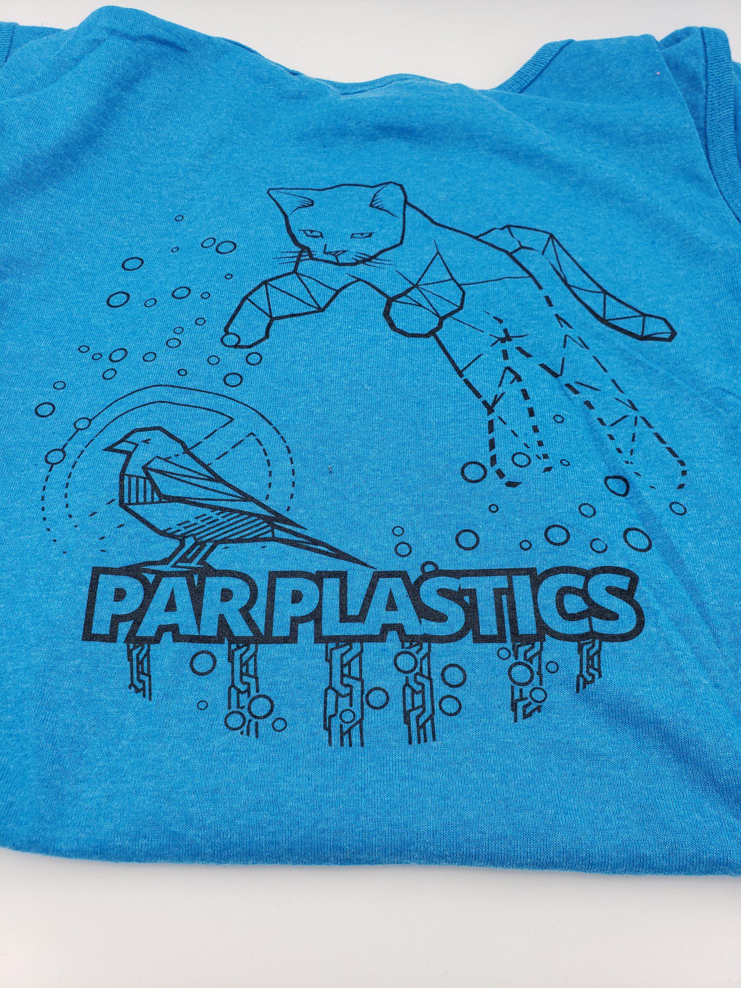 Par Plastics AT-AT Cat tank tops by LSWT disc golf disc front view