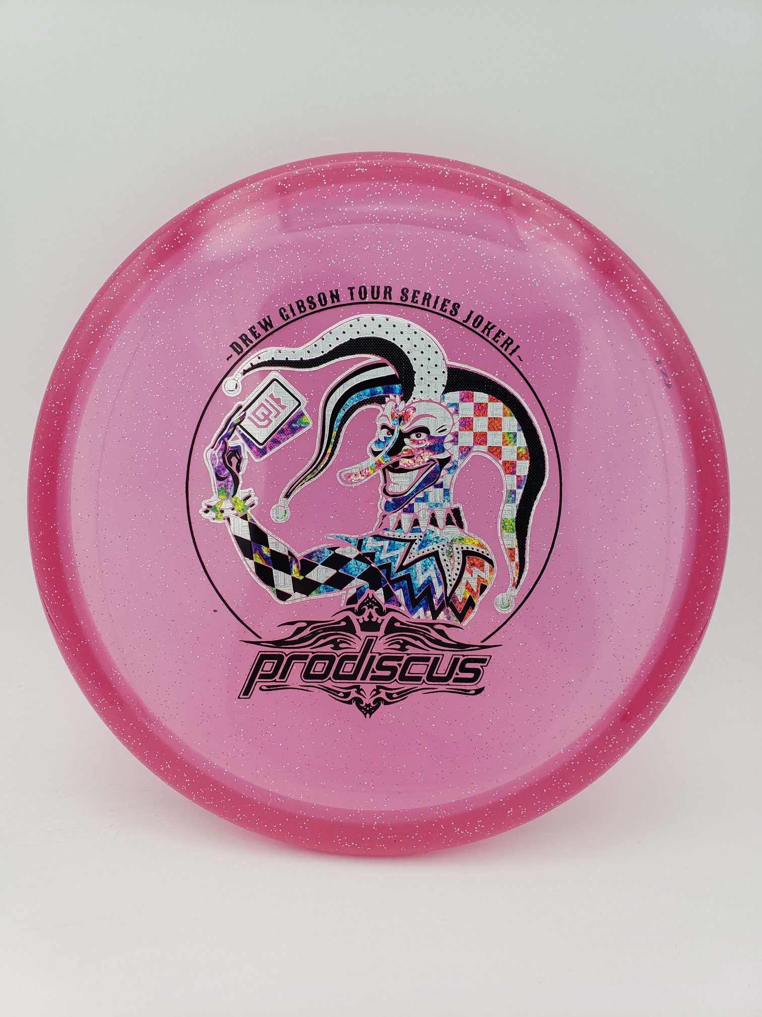 Prodiscus Jokeri Drew Gibson 2022 tour series disc golf disc front view