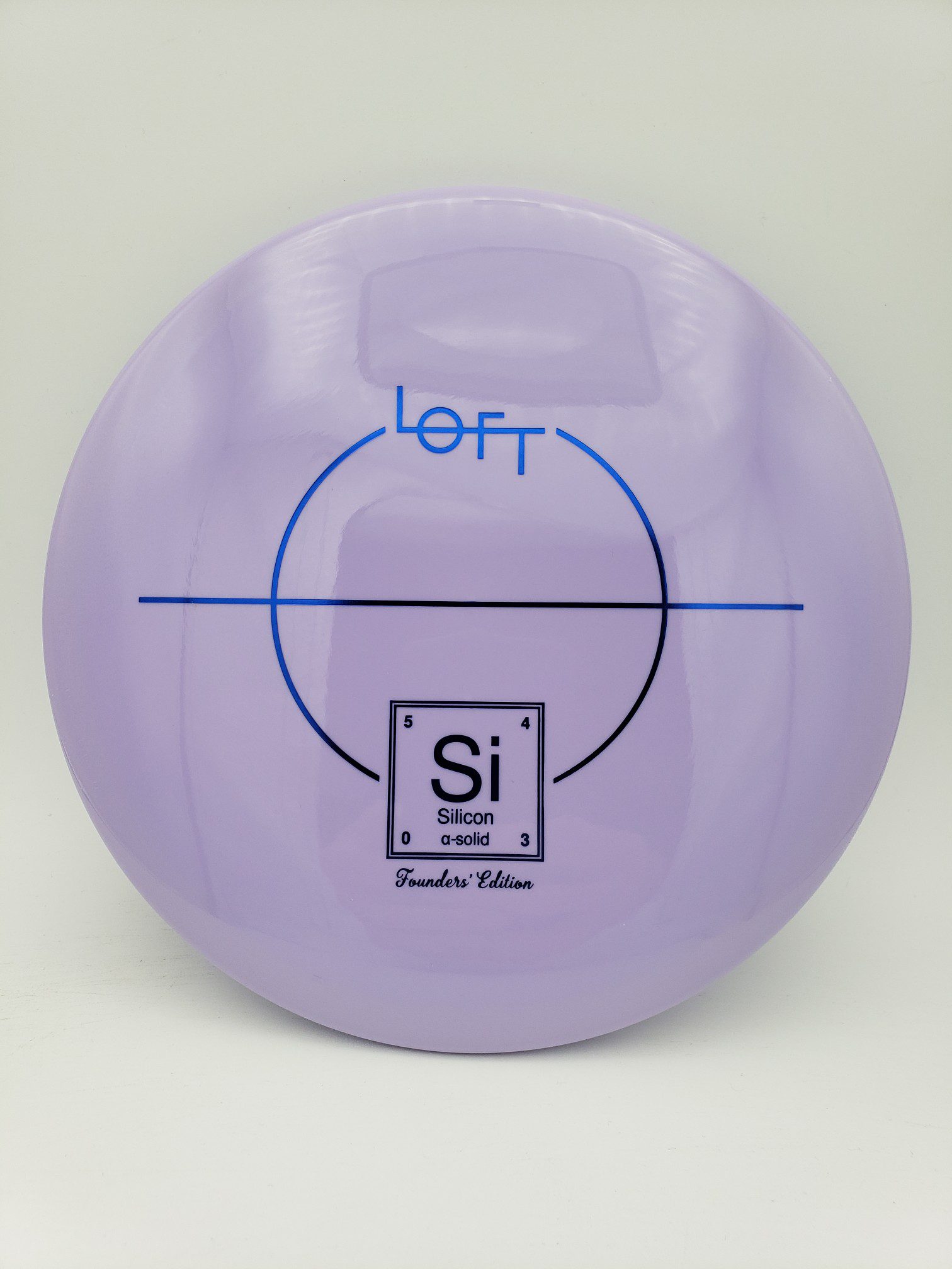 Lft Discs Silicon Alpha-solid Founder's Edition disc golf disc front view