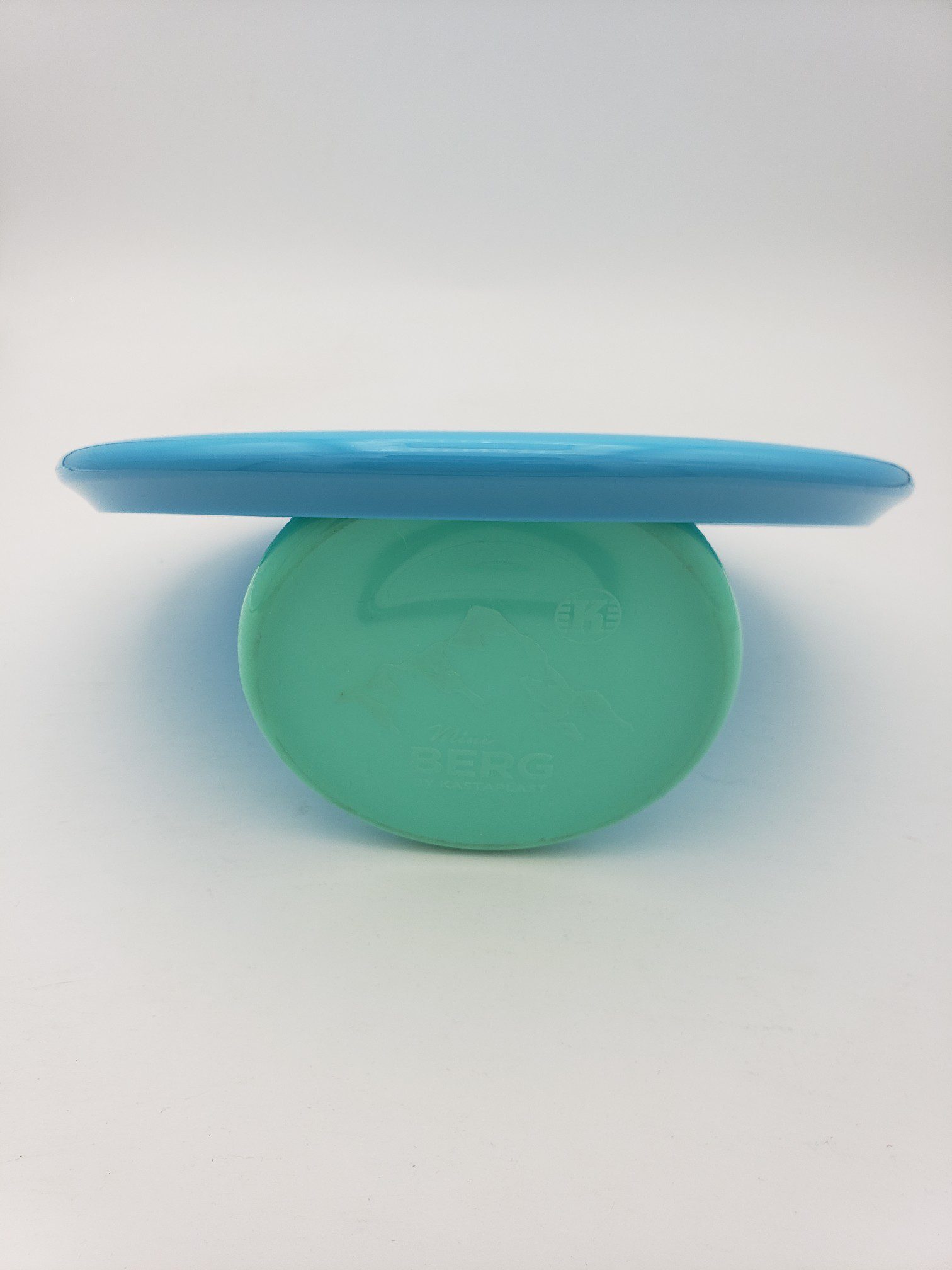 Lft Discs Silicon Alpha-solid teal disc golf disc back view